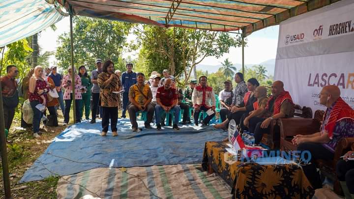 Bupati Karo Lakukan Kunjungan Ke Lokasi Proyek Lascarcoco di Desa Sukababo Kecamatan Juhar