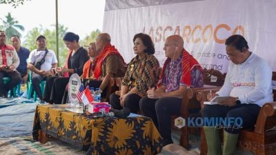 Bupati Karo Lakukan Kunjungan Ke Lokasi Proyek Lascarcoco di Desa Sukababo Kecamatan Juhar