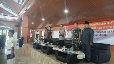 Waka Polres PALI  Menghadiri kegiatan Pemusatan Pendidikan dan Pelatihan Pasukan Pengibaran Bendera Pusaka