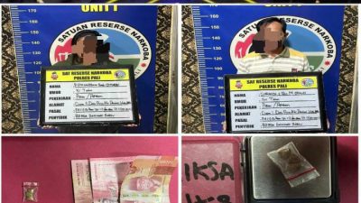 Satuan Reserse Narkoba Polres PALI Berhasil Ringkus Dua Orang di Duga Pengedar Narkotika Jenis Pil Ekstasi