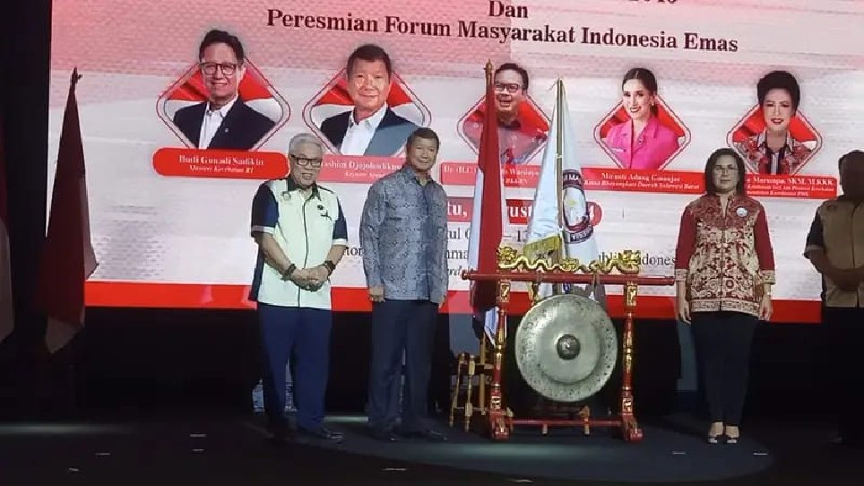 Hashim Djojohadikusumo Meresmikan Forum Masyarakat Indonesia Emas