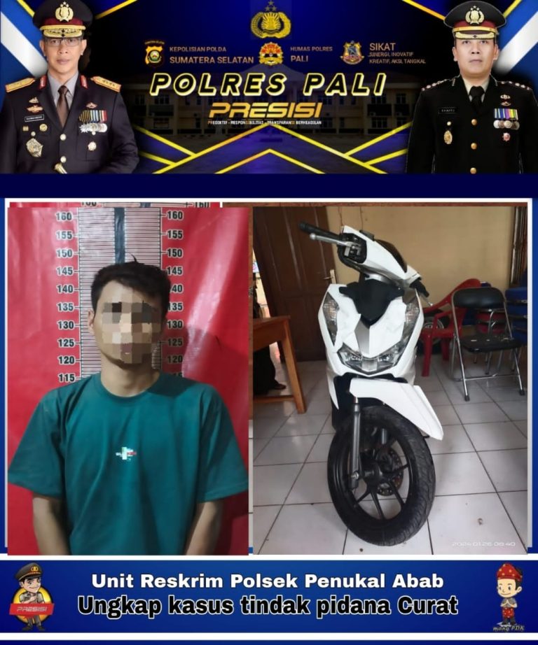 Unit Reskrim Polsek Penukal Abab Berhasil Mengungkap kasus Pencurian