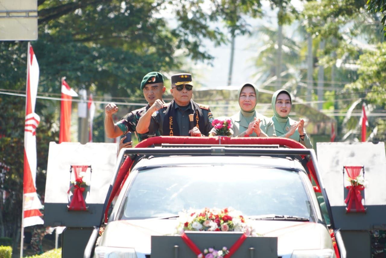 Kunjungi Markas Komando Badak Hitam Yonif 113/JS, Pangdam IM Resmikan Lapangan Tembak Pistol Ari Baskoro dan Kantor Persit Ranting 3 Yonif 113/JS