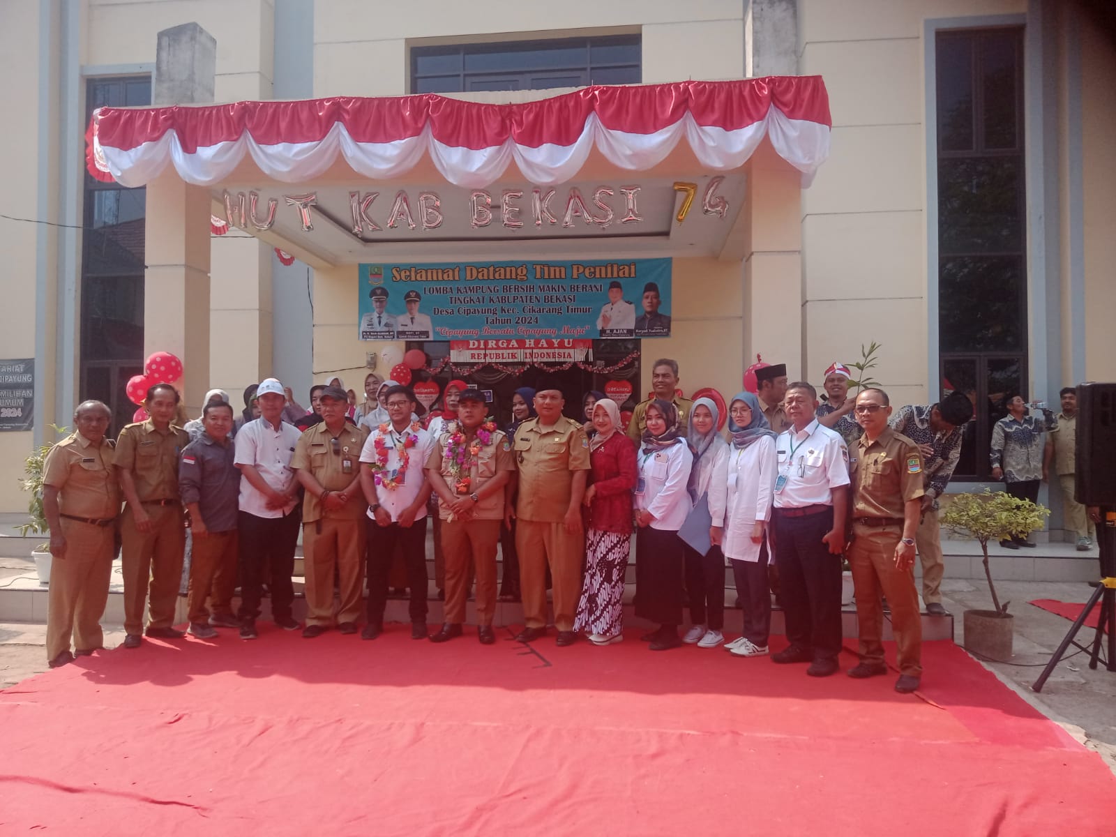 Lomba Kampung Bersih Makin Berani Bersama H.Ajan Kades Cipayung