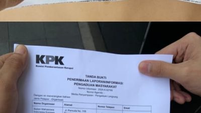 IMIK – JAKARTA, Melaporkan Sekda Konawe, Eks Pj. Bupati Konawe, Beserta Kepala Bappeda Konawe Ke KPK RI & KEJAGUNG RI, Atas Dugaan Tipidkor Dana Anggaran APBD SILPA