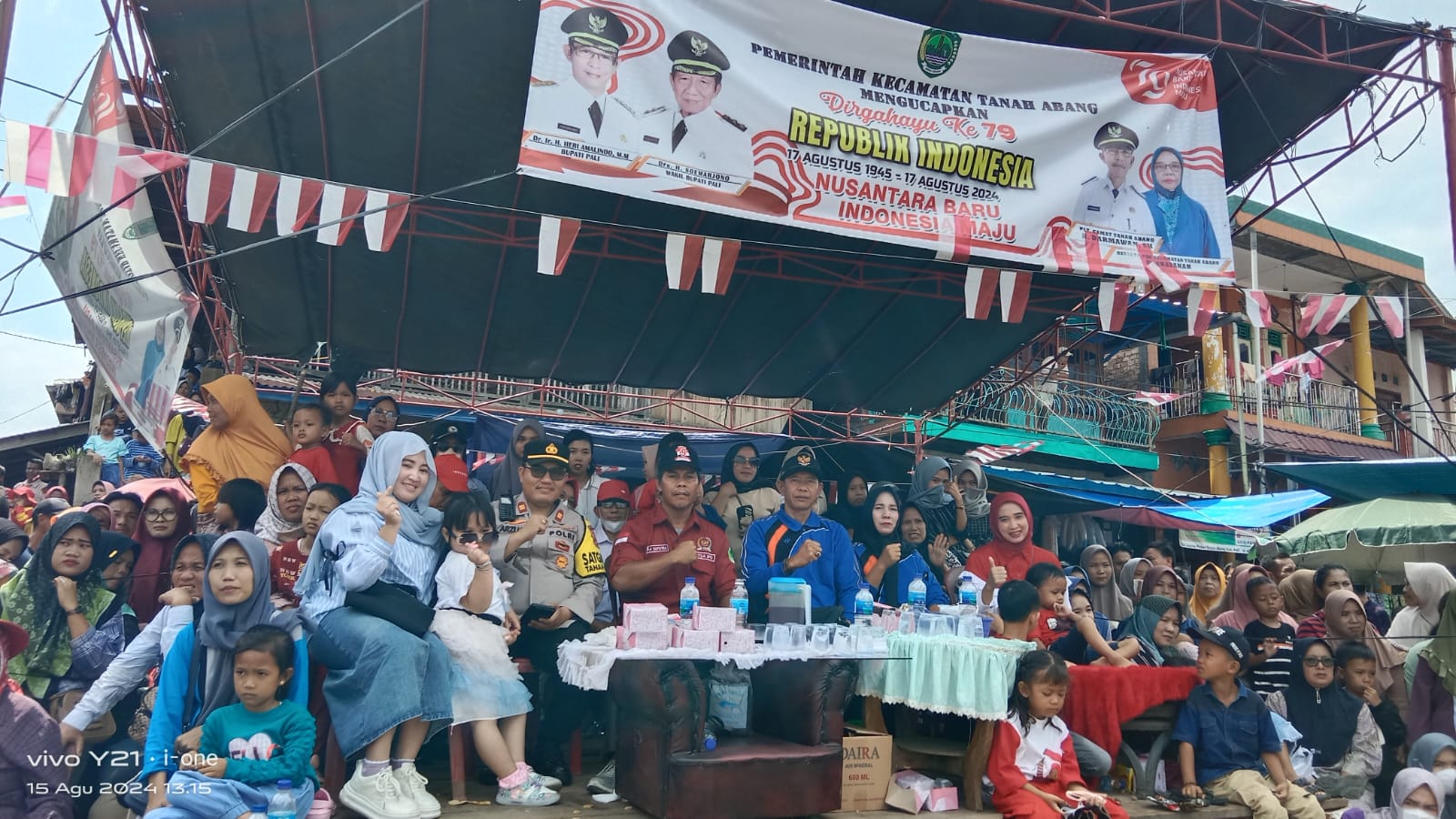 Polsek Tanah Abang Lakukan Pengamanan Untuk Carnaval Dalam Rangka Memperingati Hari Ulang Tahun (HUT) Kemerdekaan Republik Indonesia ke-79