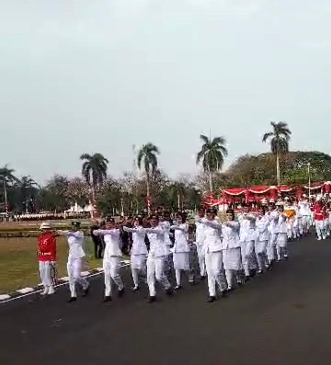 Muhammad Rangga Warga Desa Air Itam Lulus  Paskibraka Tingkat Provinsi Sumatera Selatan