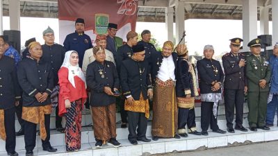 Upacara Kemerdekaan Proklamasi RI Ke-79 Berlangsung Di Lapangan Kecamatan Batujaya