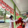 Penurunan Bendera Merah Putih Desa Air Itam Timur Berjalan Lancar Dan Khidmat