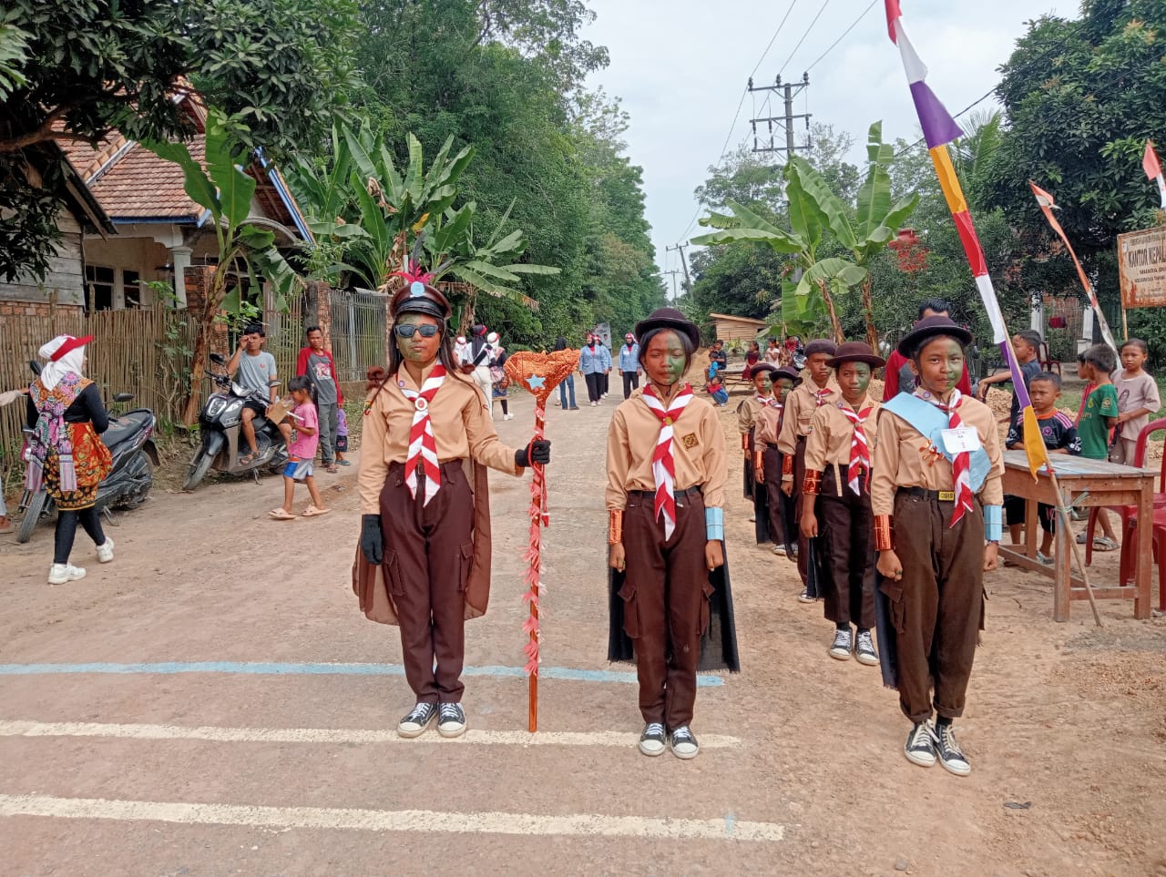 Pemerintah Desa Muara Dua Mengadakan Berbagai Macam Perlombaan Unik Dalam Rangka Memeriahkan HUT RI Ke-79