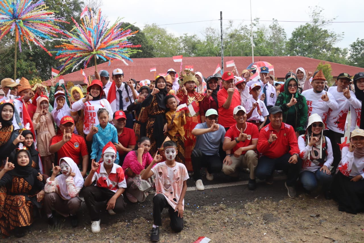 Polres PALI Laksanakan Pengamanan kegiatan Karnaval di Kabupaten PALI