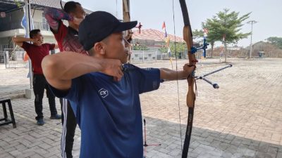 Kesiapan Atlet Cabor Panahan NPCI Kabupaten Bekasi Lakukan Latihan Rutin