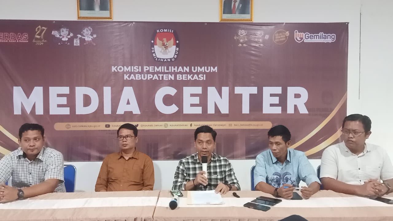 KPU Kabupaten Bekasi Umumkan Pendaftaran Bakal Calon Bupati dan wakil Bupati tahun 2024