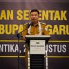 Pj Bupati Garut Barnas Adjidin mengajak seluruh elemen masyarakat untuk mendukung pelaksanaan Pemilihan Kepala Daerah Pilkada Kabupaten Garut 2024