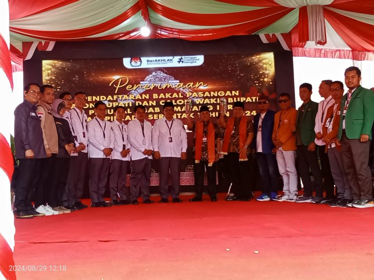 Hari Terakhir Pendaftaran Bakal Calon Bupati dan Wakil Bupati PALI Pemilihan Umum Serentak 2024