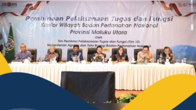 Jalankan Arahan Menteri AHY, Kanwil BPN Provinsi Maluku Utara Siap Implementasikan Sertifikat Tanah Elektronik