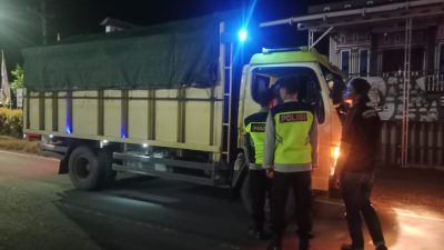 Polsek Talang Ubi Gelar Razia Terpadu untuk Cegah Kejahatan dan Gangguan Keamanan