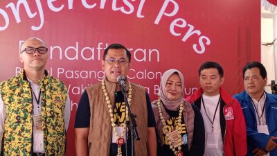 Arfi-Yeni Resmi Terdaftar Menjadi Calon Walikota Dan Wakil Walikota Bandung