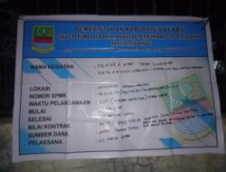 Kegiatan Peningkatan Jalan Lingkungan Di Desa Kedungwaringin Di Duga Tidak Sesuai Spesifikasi