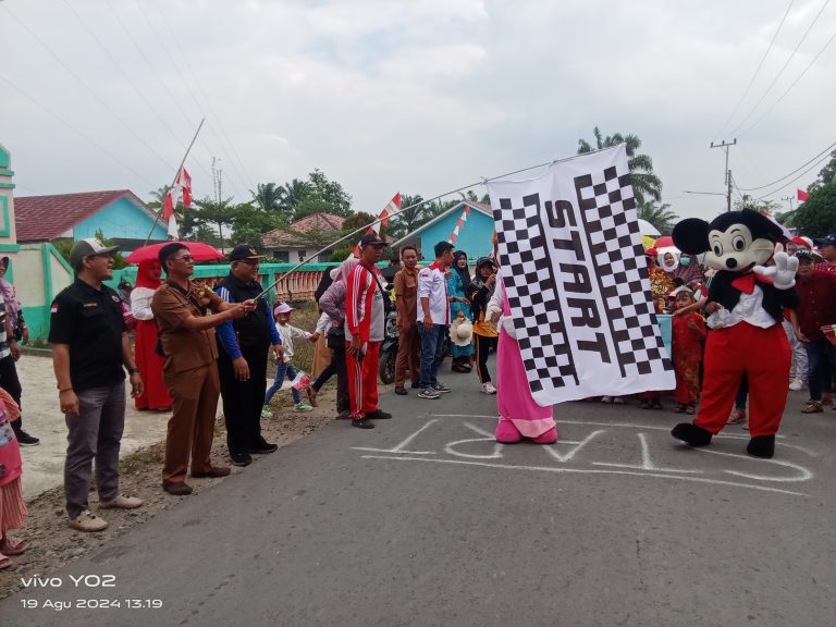 Dalam Rangka Memperingati HUT RI ke-79 Pemerintah Desa Air Itam Menggelar Kegiatan Karnaval