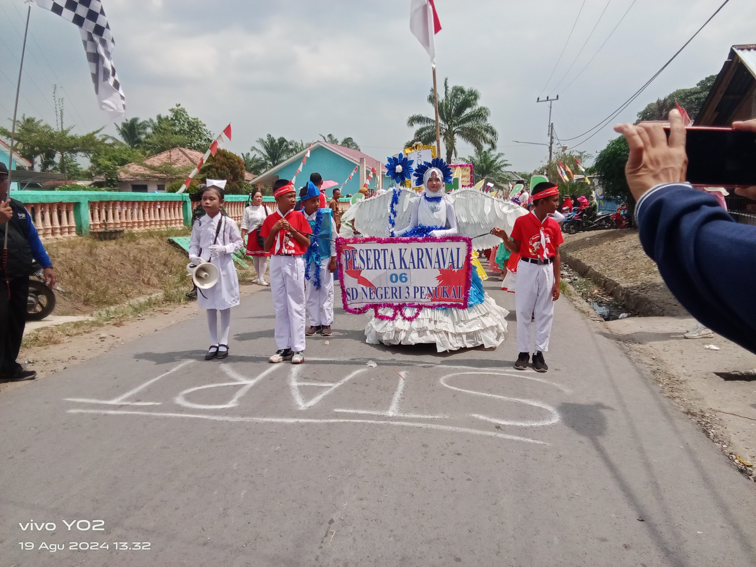 Dalam Rangka Memperingati HUT RI ke-79 Pemerintah Desa Air Itam Menggelar Kegiatan Karnaval