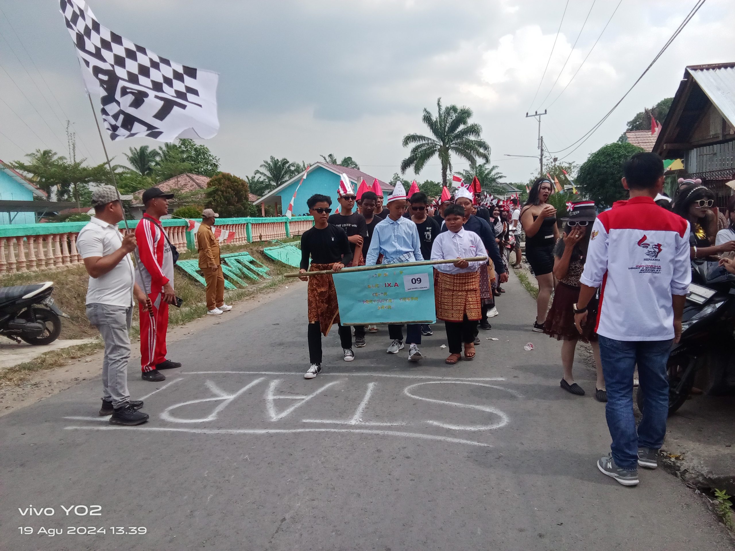 Dalam Rangka Memperingati HUT RI ke-79 Pemerintah Desa Air Itam Menggelar Kegiatan Karnaval