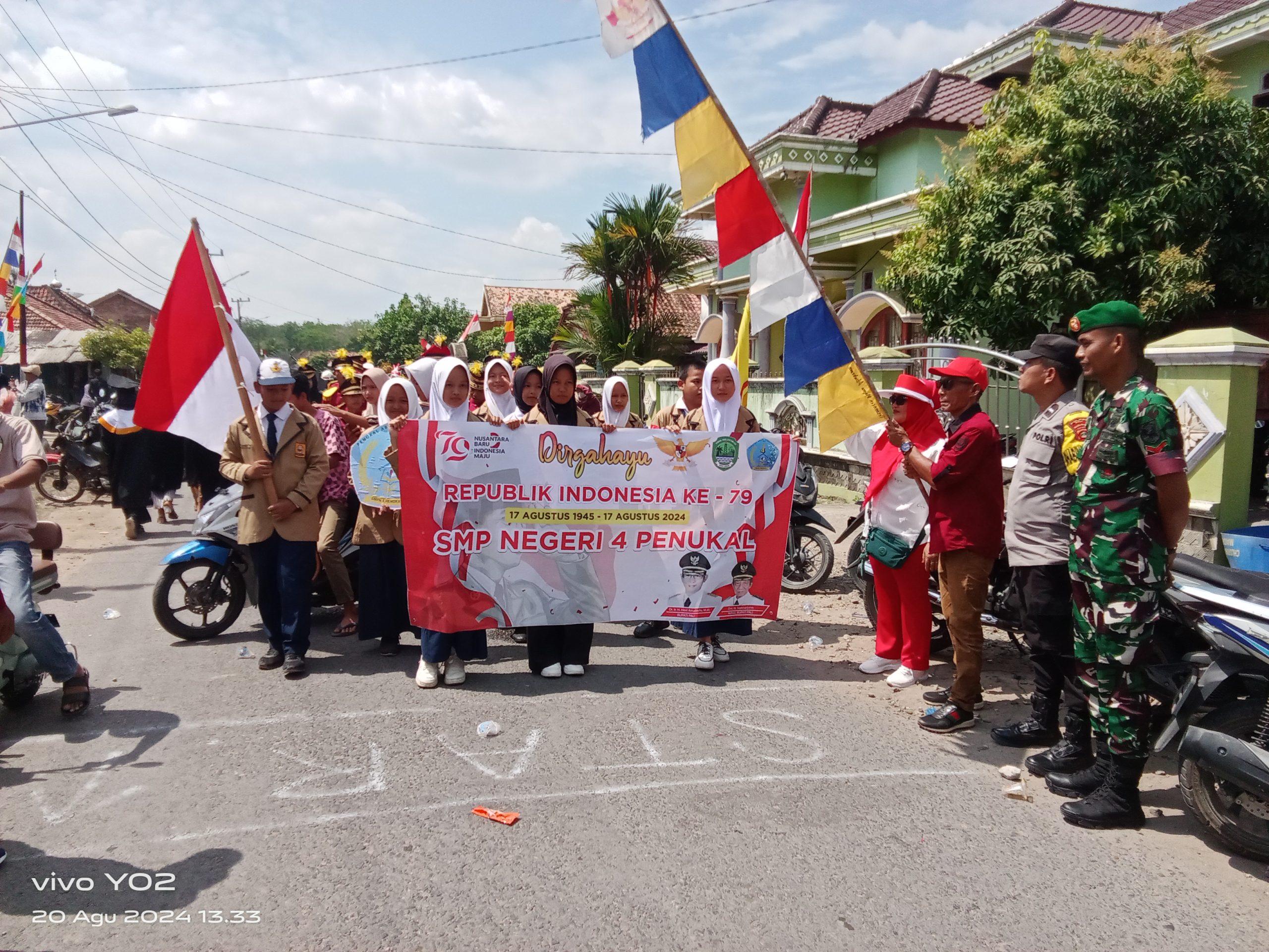 Keunikan dan Kemeriahan Penampilan Yang Dilakukan Peserta Karnaval Desa Purun Dalam Rangka Memperingati HUT RI Ke-79