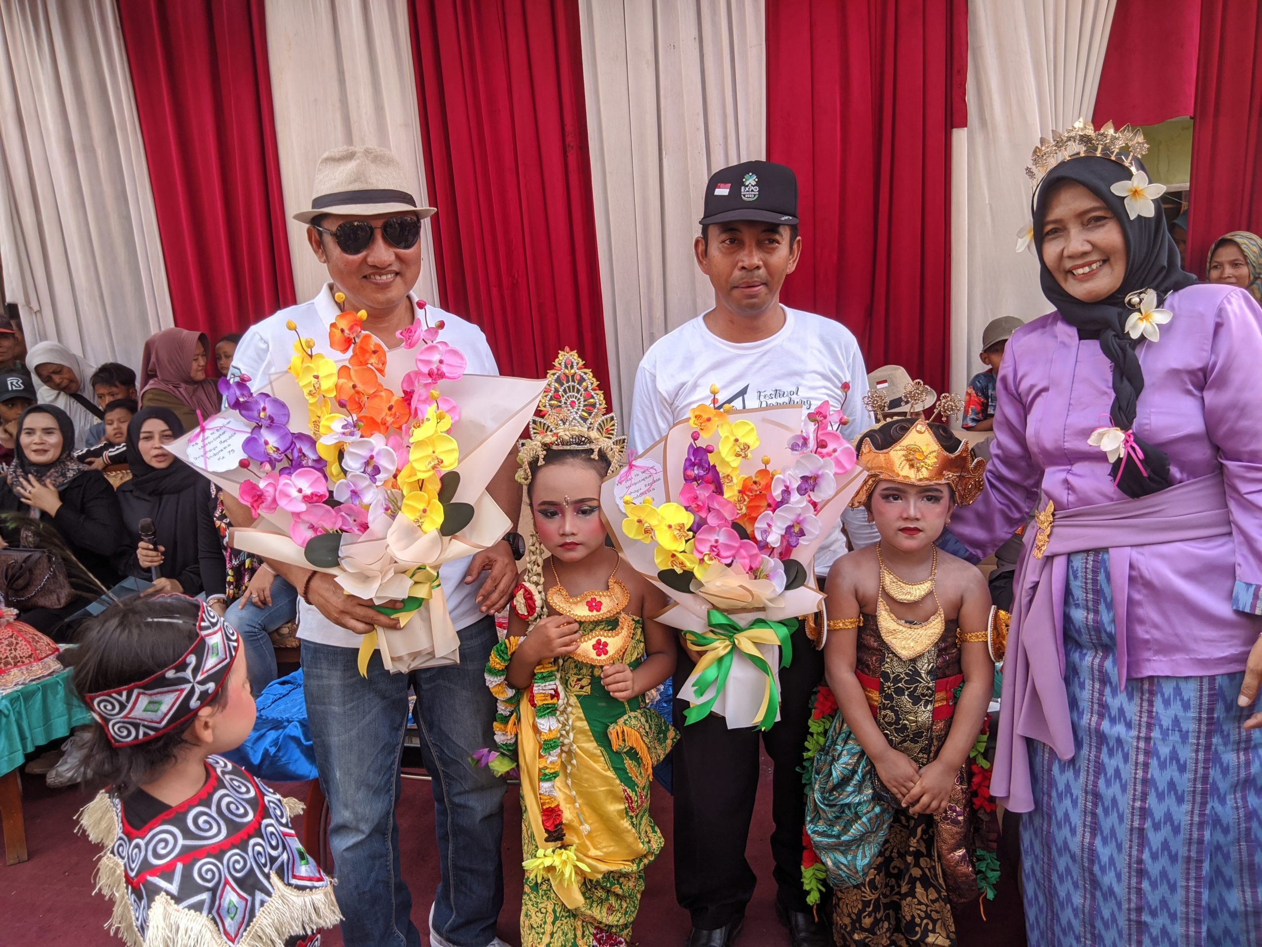 Peringatan HUT RI ke 79,Warga Desa Bondoyodo Mengadakan Karnaval,di Kabupaten Lumajang