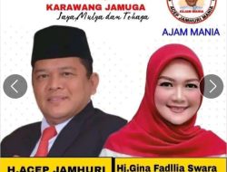 Pasangan Bacalon Bupati H.Acep Zamhuri – Gina Swara Akan Mendaftar Ke KPU Karawang