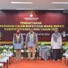 Paslon Bupati H.Acep Jamhuri - Gina Swara Hasil Pendaftaran Dinyatakan Lengkap Oleh KPU Karawang