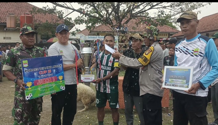 Geraci FC Cikolawing Juara 1 Pordes Sepakbola Desa Wibawamulya 2024