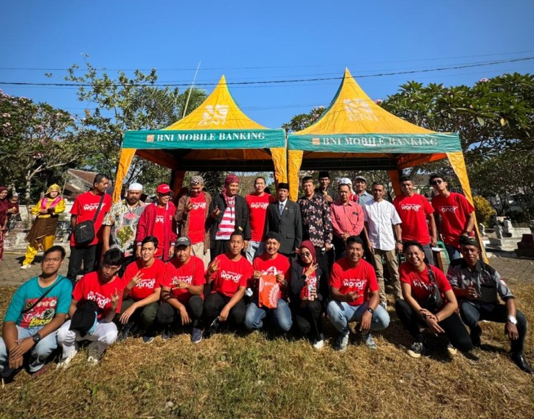 Agustusan Dikampung Wisata Kopi Pelita Bersama BNI Jember Kanwil 18 dan Warga Sekitar