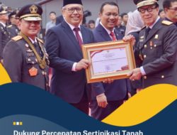 Dukung Percepatan Sertipikasi Tanah di Pulau Nusakambangan, Kementerian ATR/BPN Terima Penghargaan dari Kementerian Hukum dan HAM