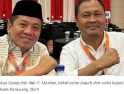 Ribuan Pendukung Siap Antarkan Paslon H.Aef Saepulloh Dan Maslani Mendaftar Ke KPU Karawang