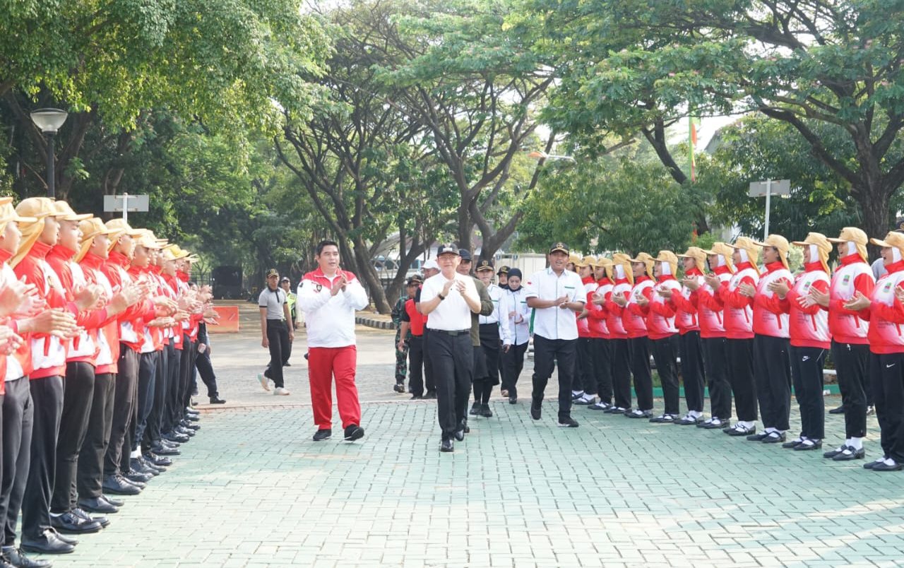 600 Pelajar Ikuti Latihan Gabungan Paskibra Sekolah se-Kabupaten Bekasi