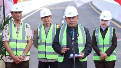 Pj Bupati Bekasi Resmikan Fly Over Deltamas Bhagasasi