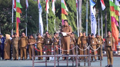 Sampaikan Arahan Apel, Pj Bupati Dedy Supriyadi Tekankan Jaga Integritas, Netralitas dan Profesionalisme ASN