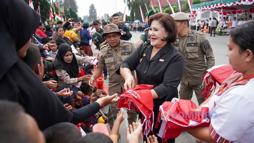 Pawai Anak-Anak Meriahkan HUT RI ke-79 di Kabupaten Karo