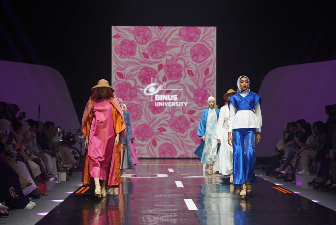 Kreativitas Mahasiswa Fashion Design BINUS University di Ajang MUFFEST+ 2024