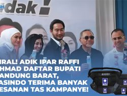 Viral! Adik Ipar Raffi Ahmad Daftar Bupati Bandung Barat, Tasindo Terima Banyak Pesanan Tas Kampanye!