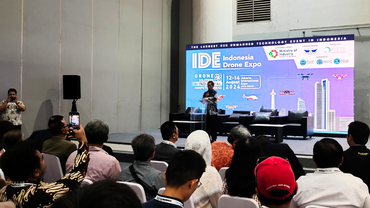 Pembukaan acara Indonesia Drone Expo 2024