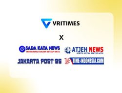 VRITIMES Umumkan Kerjasama Strategis dengan SadakataNews.com, AtjehNews.online, Time-Indonesia.com, dan JakartaPost86.biz.id