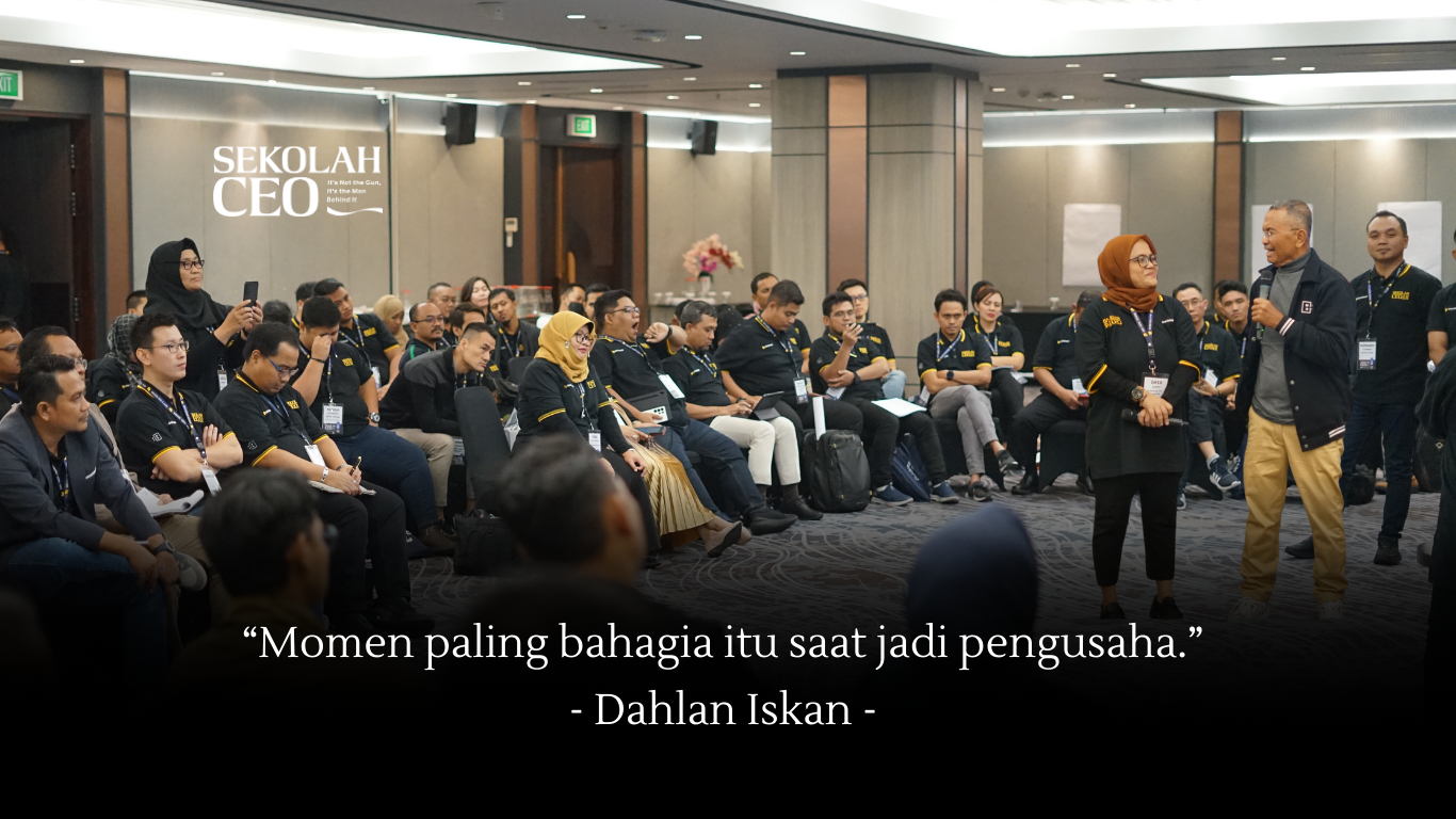 Dahlan Iskan x  Sekolah CEO, Bisnishack