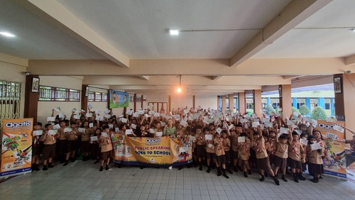 Menggali Potensi Siswa dalam Membentuk Karakter Melalui Public Speaking Bersama Coach Priska Sahanaya dan AGATIS di SD Santo Markus 2