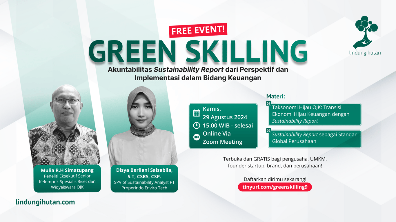 Ikuti Webinar Gratis, Akuntabilitas Sustainability Report di Bidang Keuangan