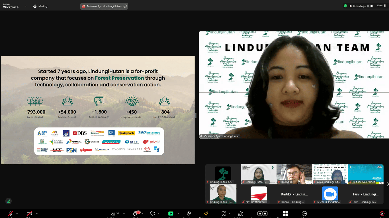 LindungiHutan Berbagi Dampak dan Pengalaman Kolaborasi dalam Acara Open House
