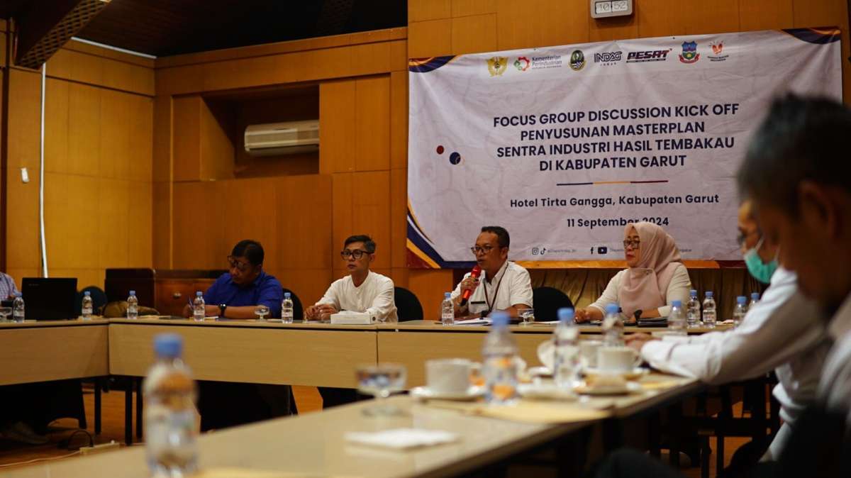 Disperindag Jabar Gelar FGD Kick Off Penyusunan Masterplan SIHT di Garut