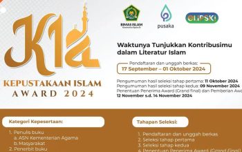 Dibuka, Pendaftaran Kepustakaan Islam Award 2024