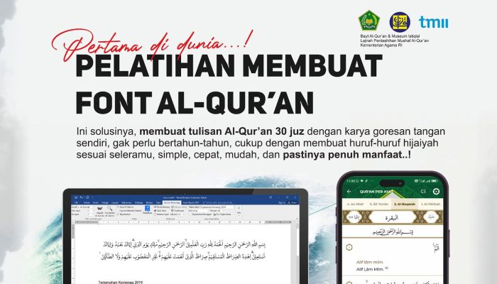 Kemenag Gelar Pelatihan Pembuatan Font Al-Qur’an Digital untuk Seniman Kaligrafi