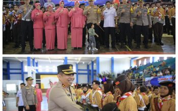 Meriah, Kapolres Madiun Buka Lomba Pocil SD se-Kabupaten Madiun